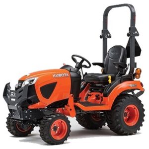 Micro Tracteur Diesel 4 Rm Kubota Bx231 Dv Roues Industrielles