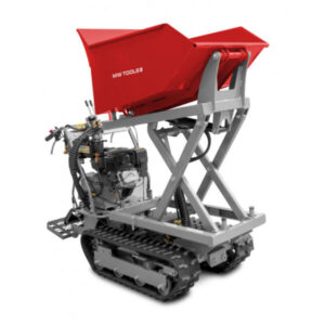 mini dumper avec élévateur à ciseaux 500 kg mw-tools mrs500h6