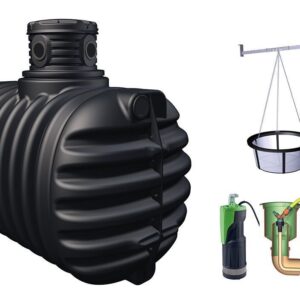 cuve enterrée kit récupérateur d’eau compact confort