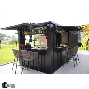 Conteneur De Bar Extérieur Amovible 6 X 2 Mètres 20ft