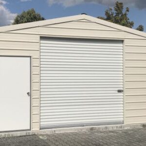 Hangar en acier E509, 5,7 m de large, non isolé