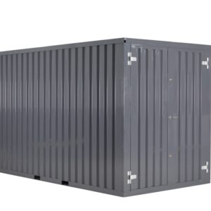 Conteneur Démontable Gris 3x2 m – Double Porte
