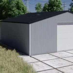 Hangar en acier H1010-30, 10 m de large, non isolé